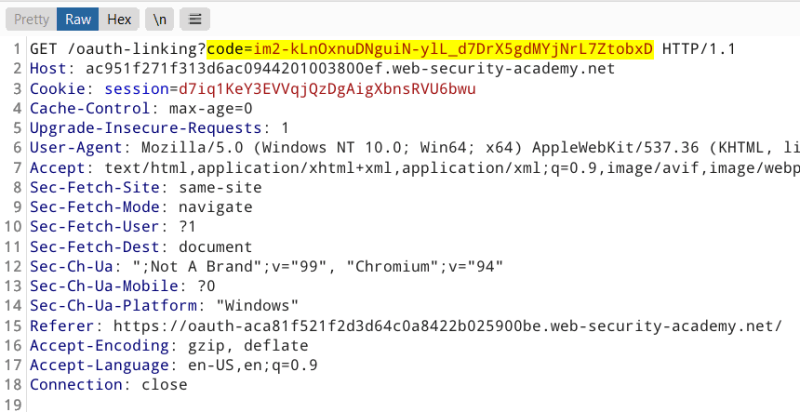 OAuth-code