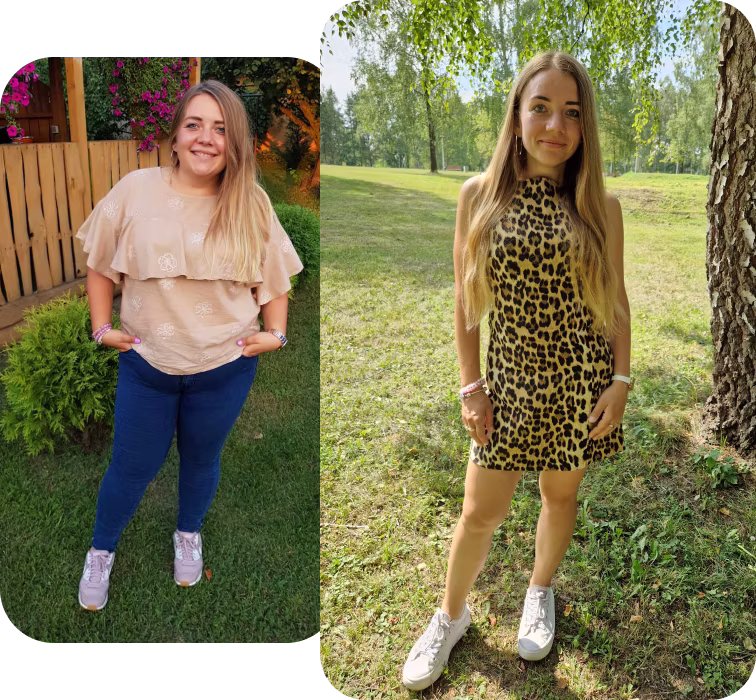 Julia – metamorfoza z BeDiet (zdjęcie przed i po)