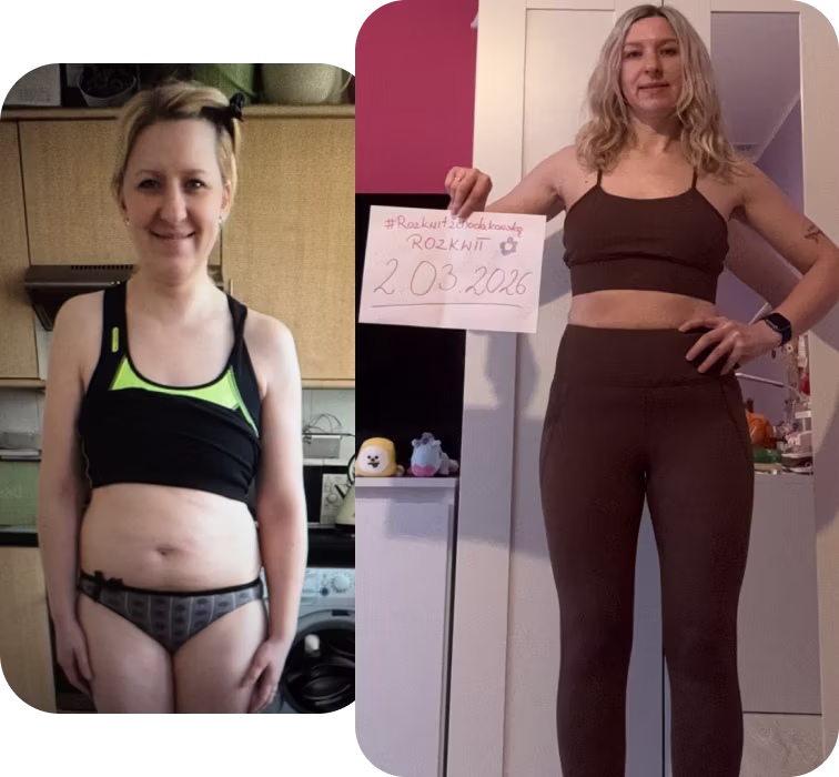 Kinga – metamorfoza z BeDiet (zdjęcie przed i po)