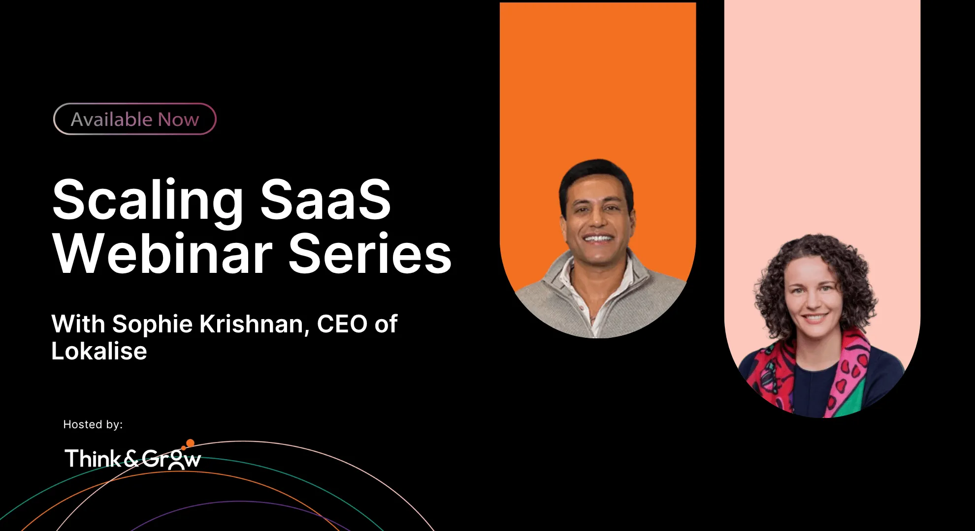 Scaling SaaS webinar banner featuring Sophie Krishnan, CEO of Lokalise