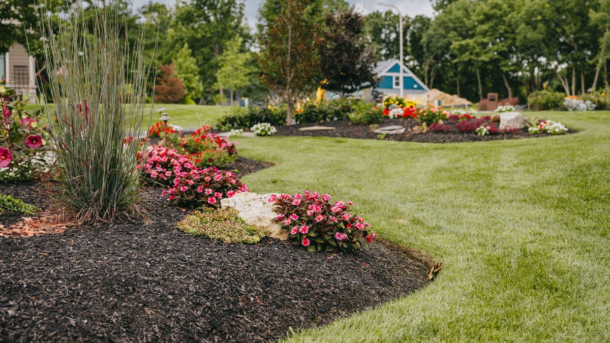 Landscaping work in a nearby town we serve