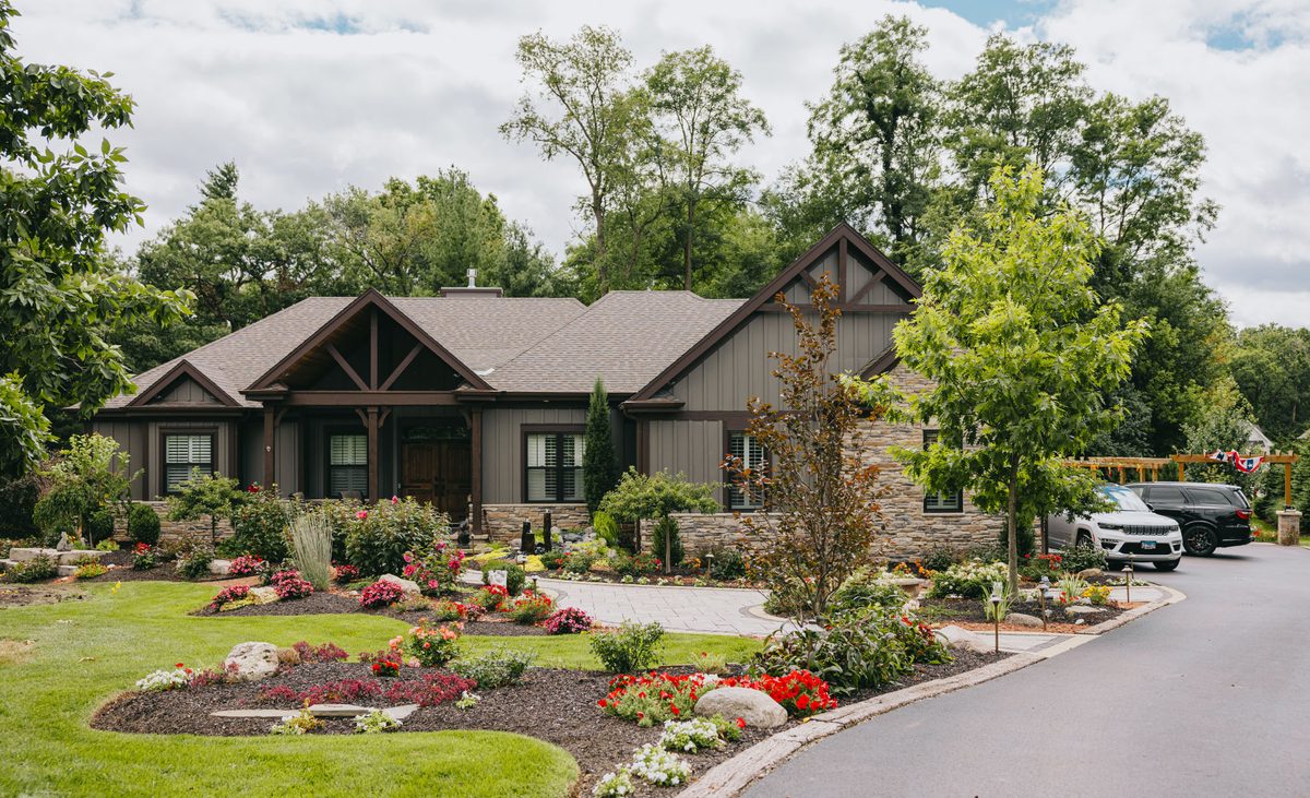 Landscaping work in a nearby town we serve
