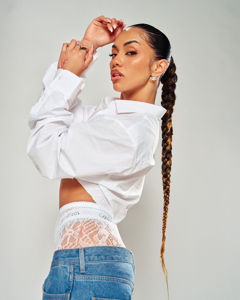 Portrait of Hana Morris, photographed by Adam Brazier