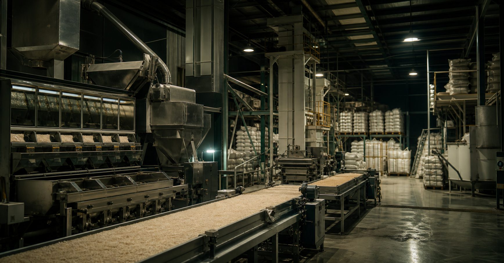 Storage warehouse interior