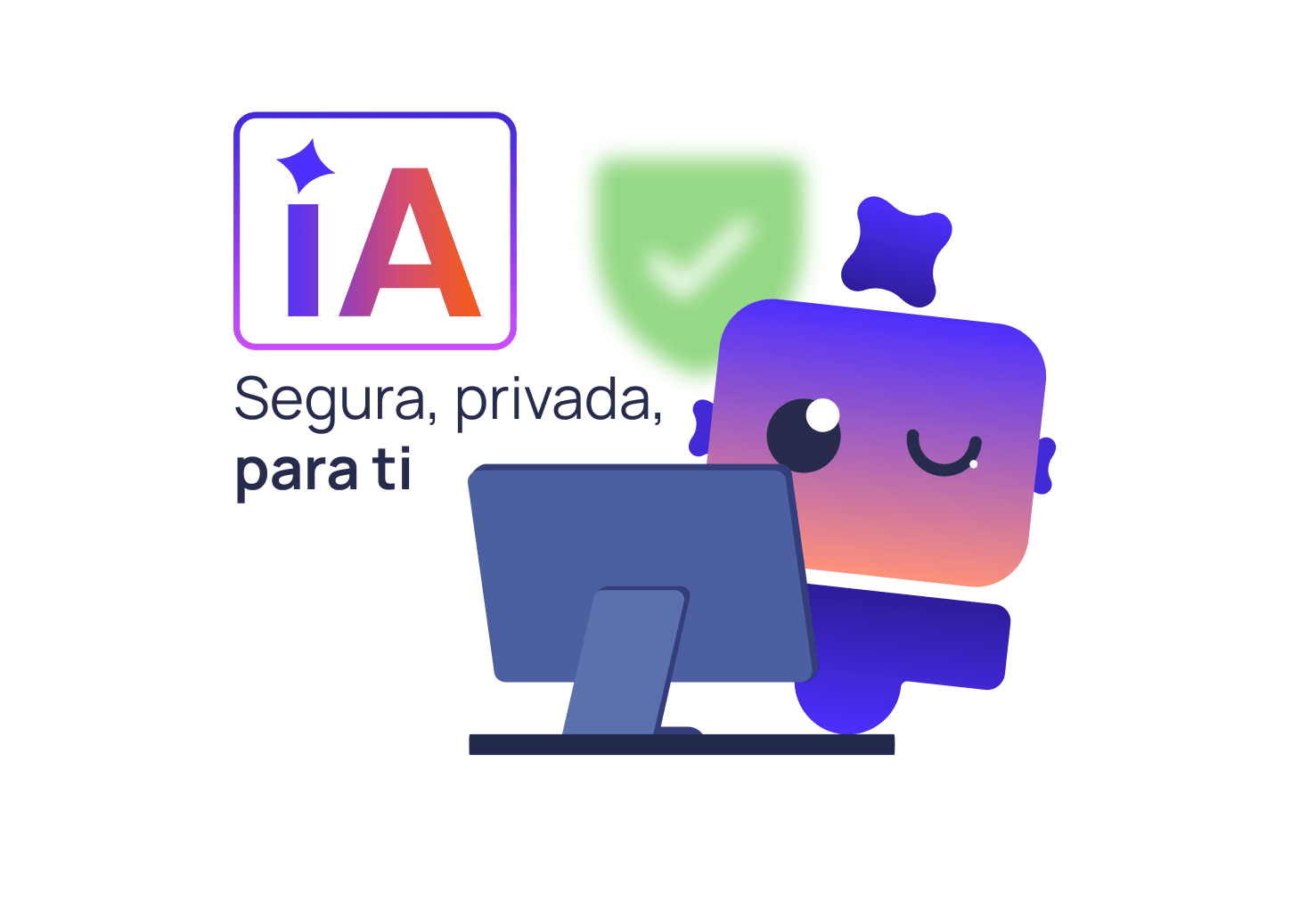 Prana incorpora una IA diseñada para resolver tareas reales y acompañarte en el día a día, con tus datos siempre protegidos y sin compartir información con terceros.