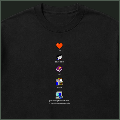DLP98 black t-shirt