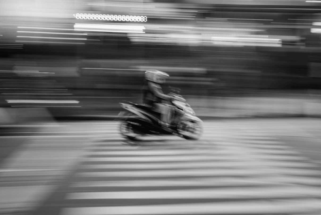 Person on motorcycle representing quick DLP deployment.