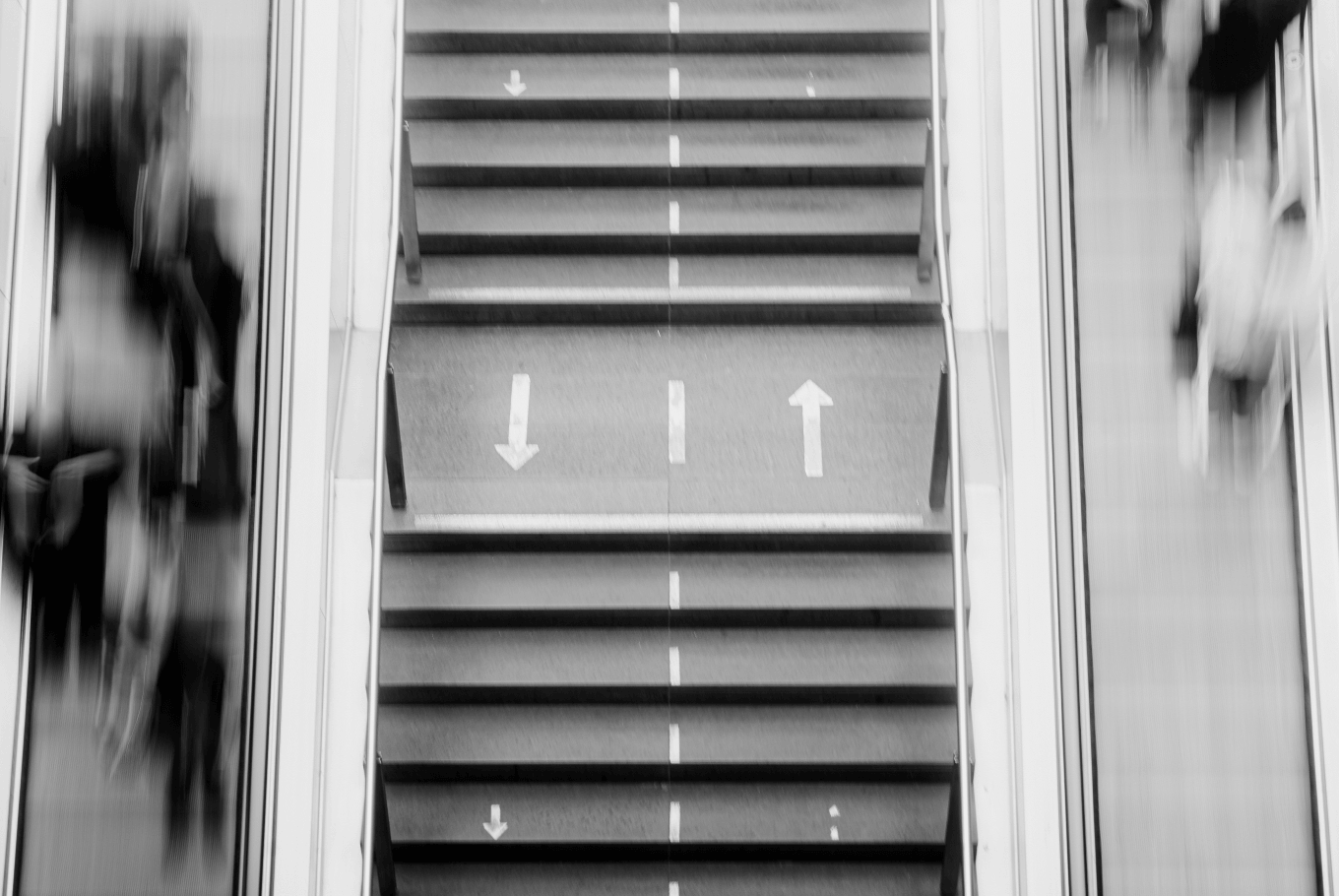 Up and down stairway representing difference between personal and enterprise ChatGPT.