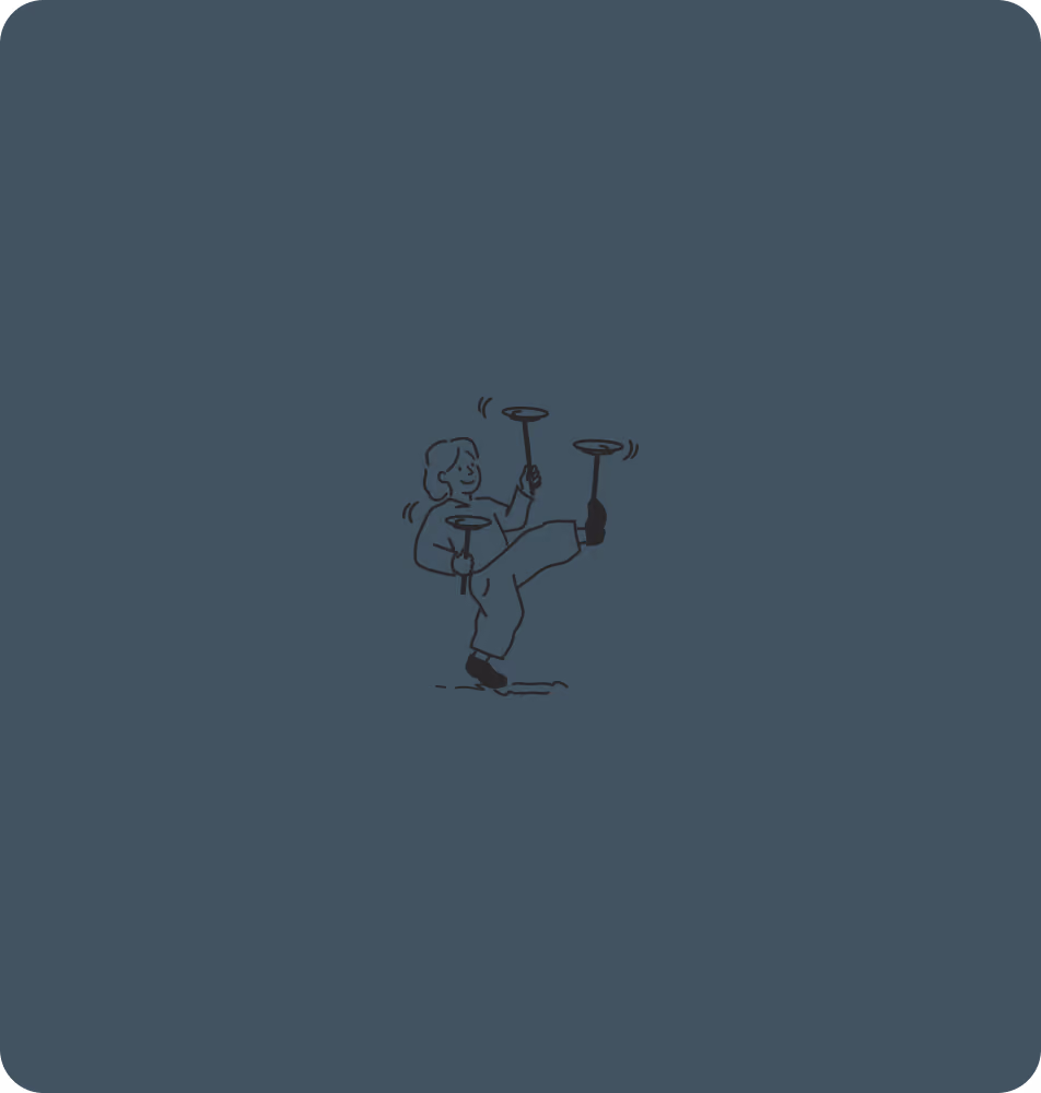 Cartoon man with tie walking and examining ground with magnifying glass.