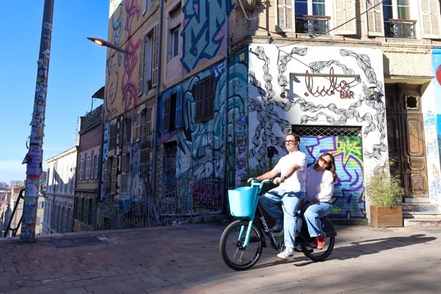 Location vélo deux places en libre-service à Marseille