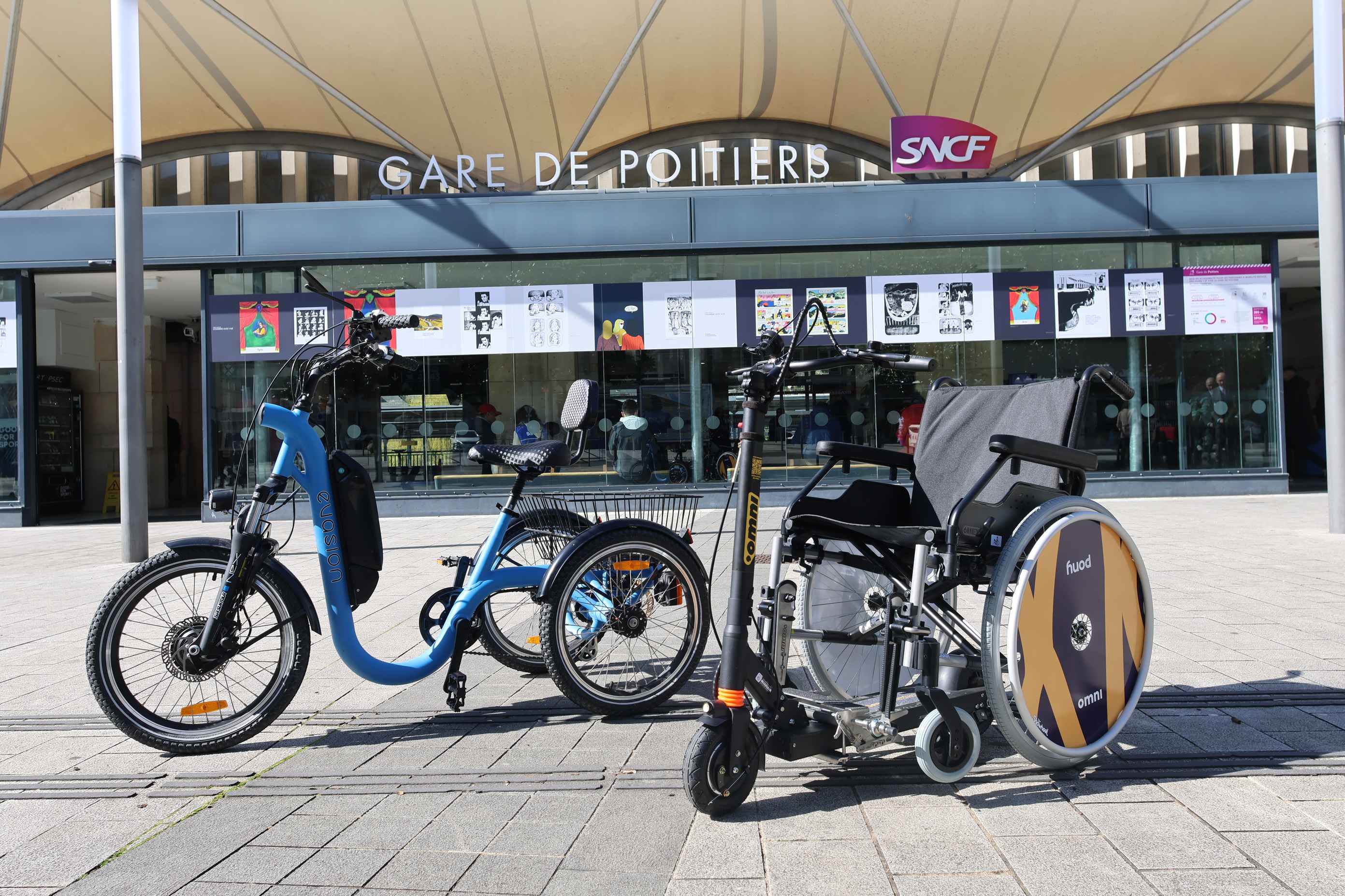 Location vélo deux places en libre-service à Poitiers