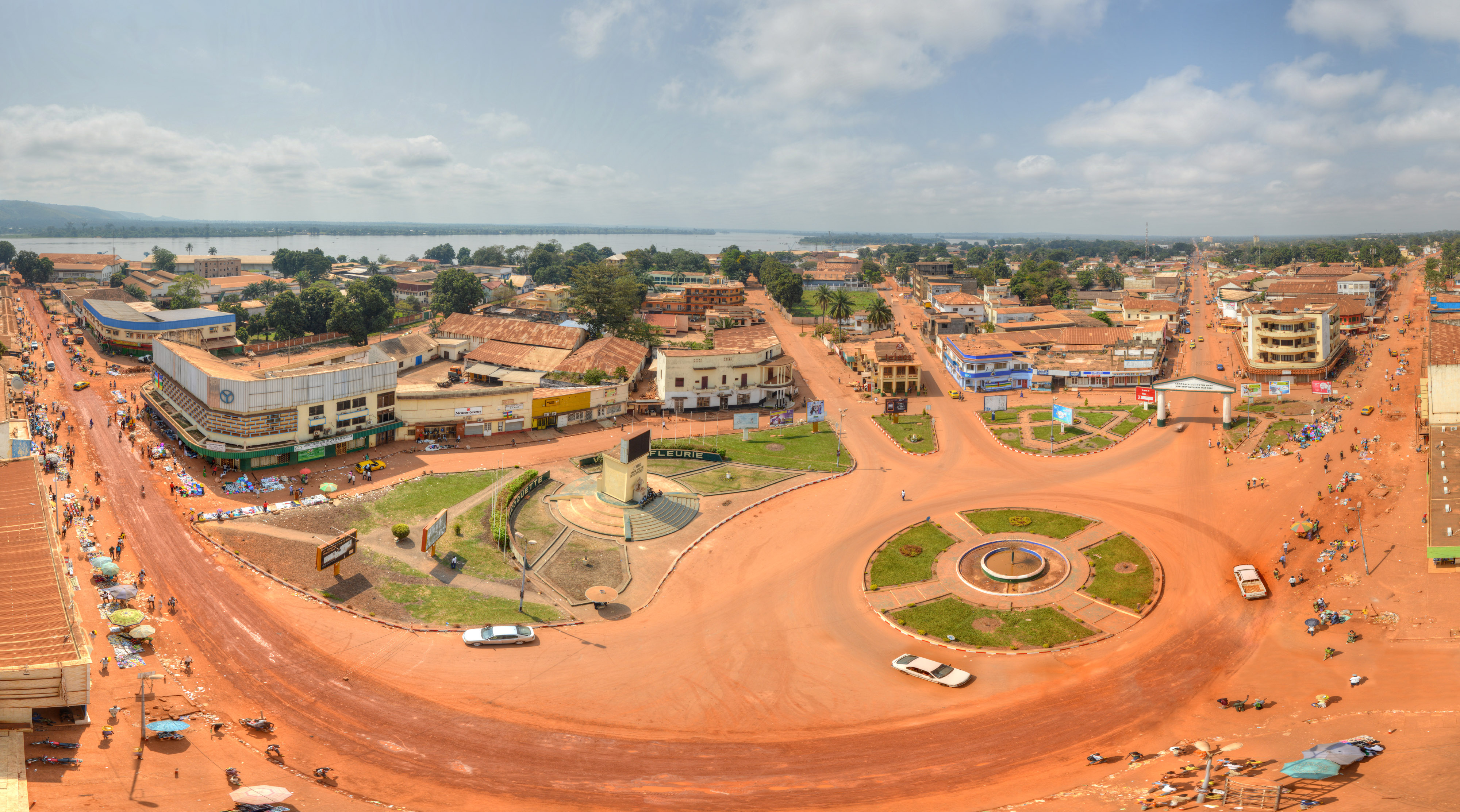 Bangui city centre, Central African Republic
