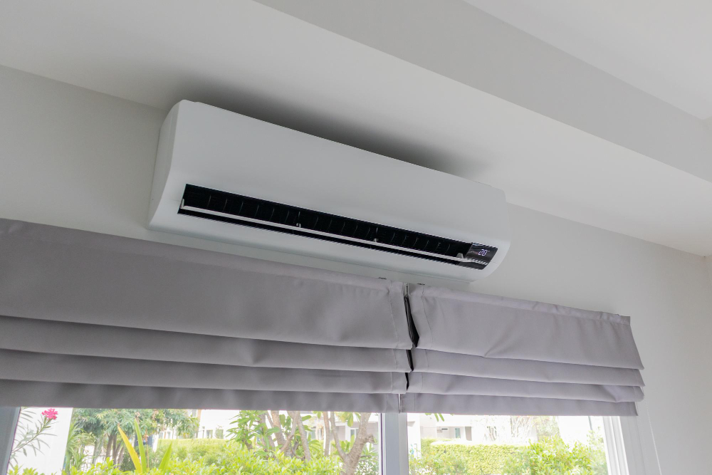 Ductless mini-split unit installed in a Crested Butte home