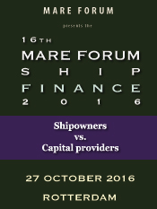 16th Mare Forum Ship Finance 2016