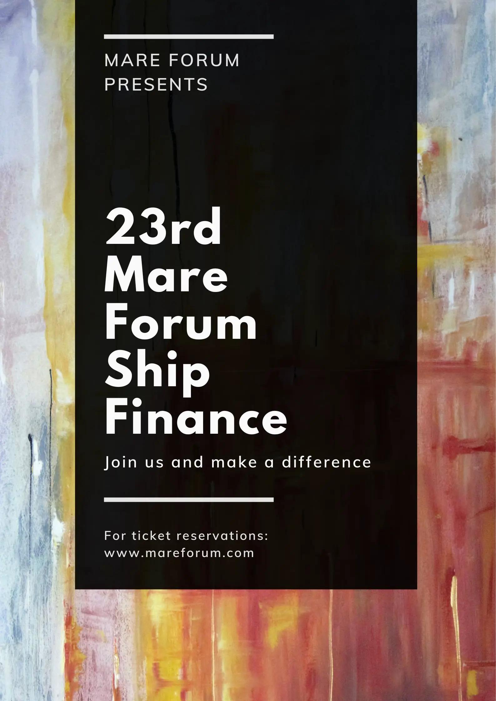 23rd Mare Forum Ship Finance 2024