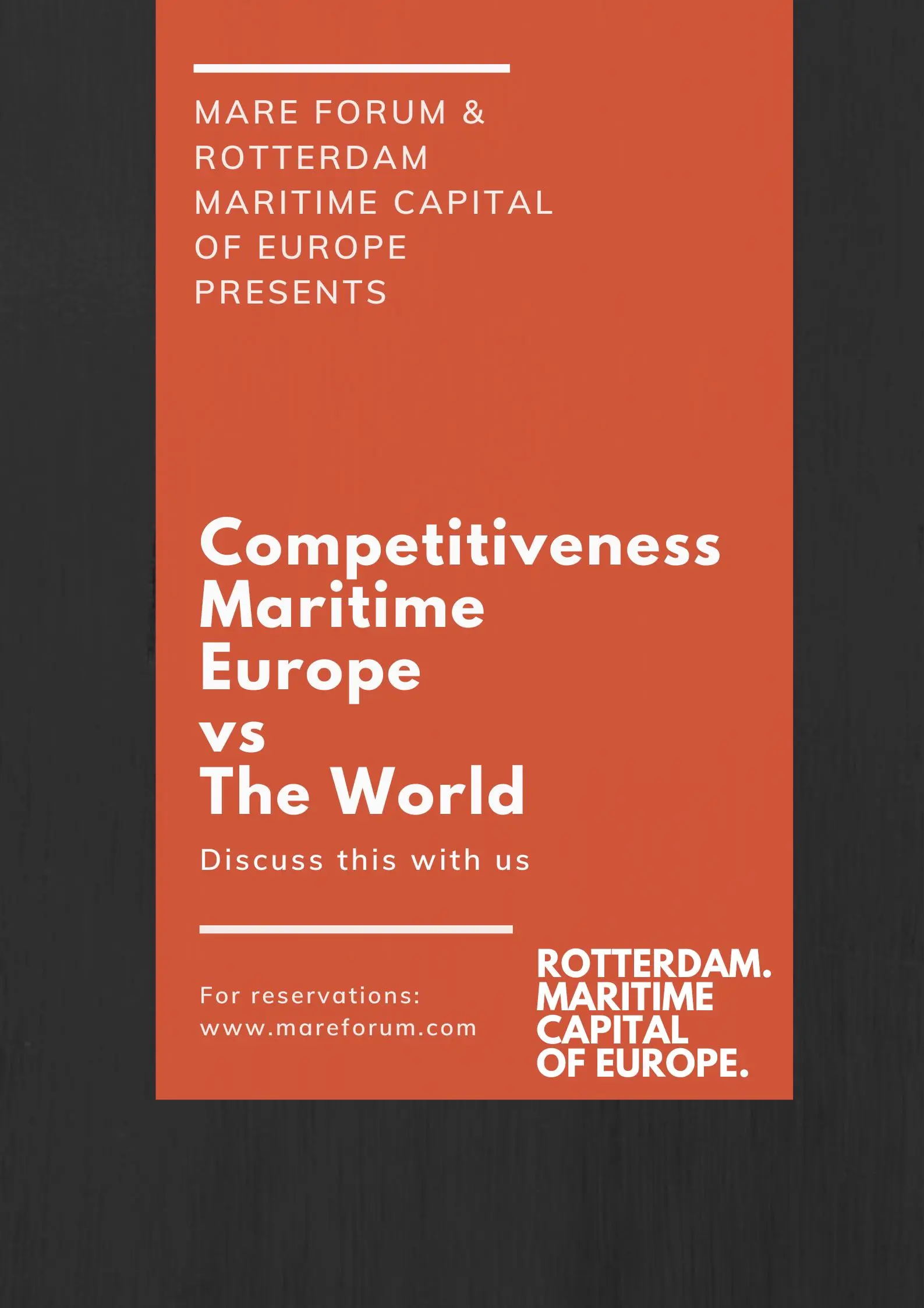 Competitiveness - Maritime Europe vs The World