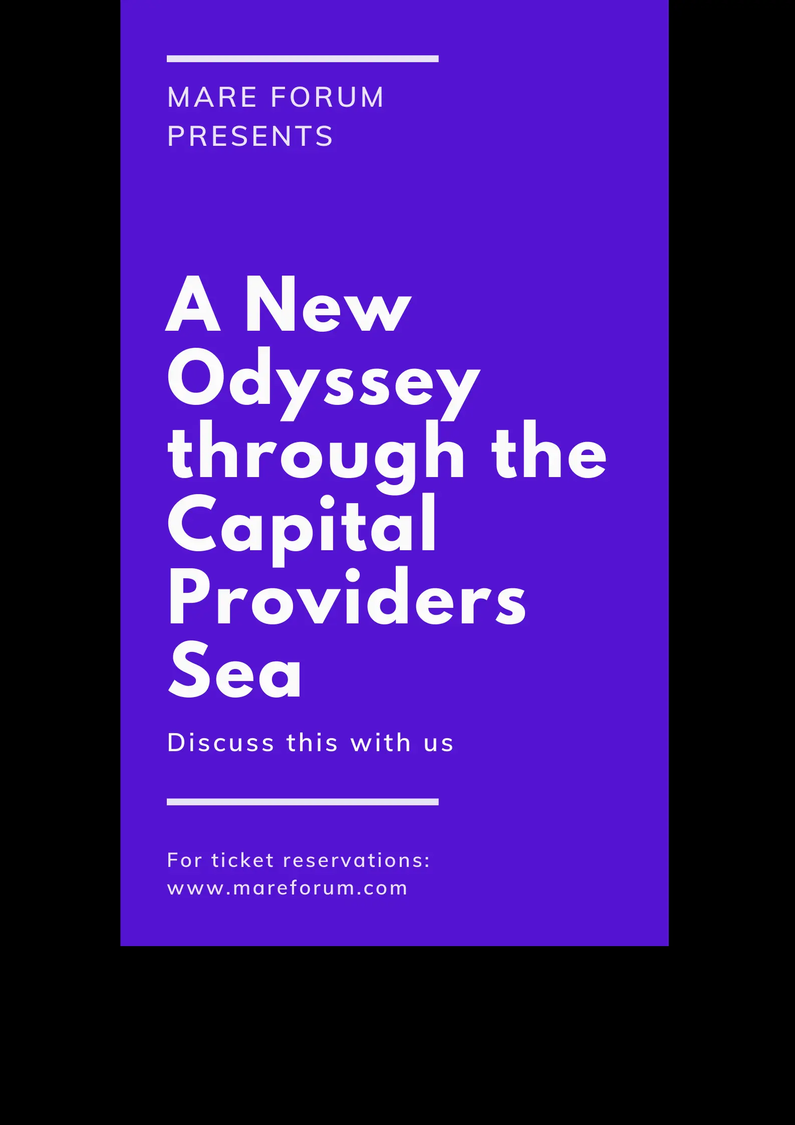 A New Odyssey through the Capital Providers Sea