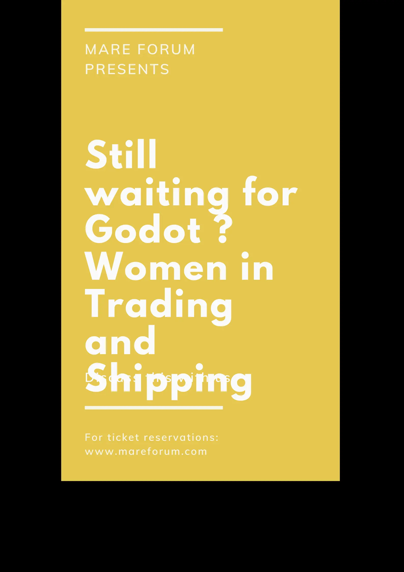 Still waiting for Godot? Women in Trading and Shipping
