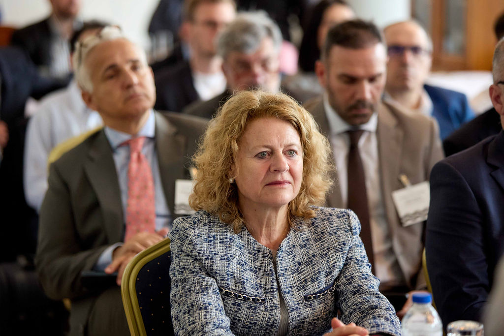 Delegate in the audience, 1st Mare Forum Chios 2026
