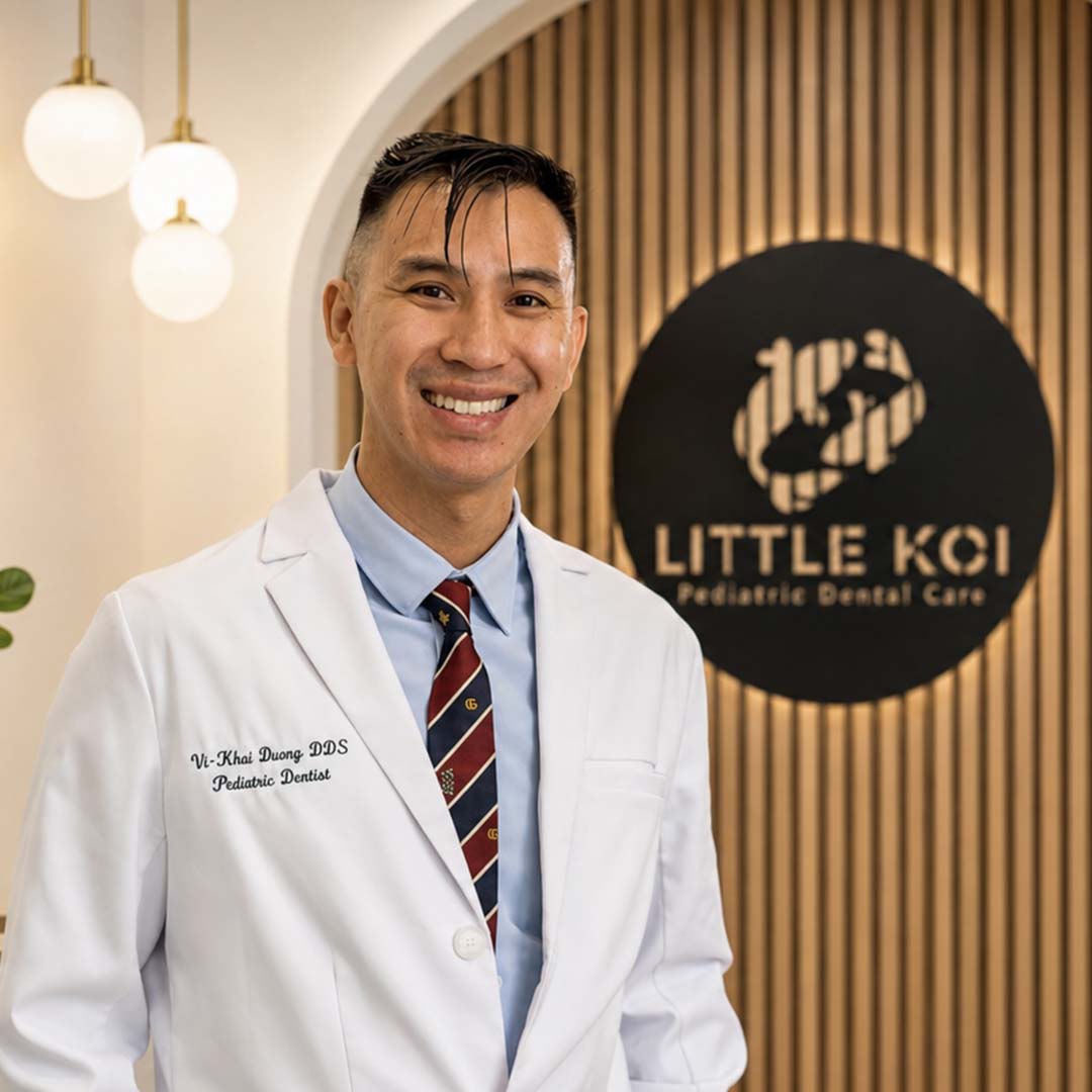 Brand video for Little Koi Dentistry — produced through VID's ViziSites white label partnership to introduce the practice's pediatric and family dental philosophy and convert prospective patients into booked appointments across the local market.