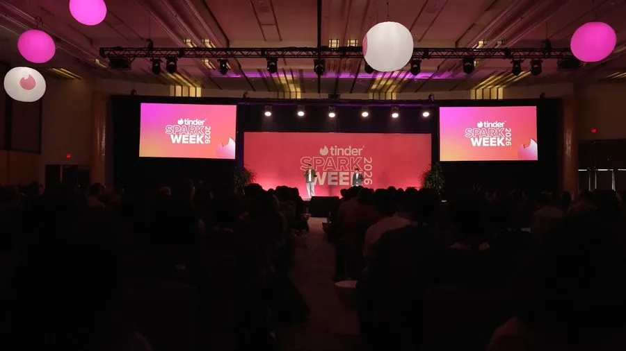 Tinder Spark Week 2026 event stage and audience