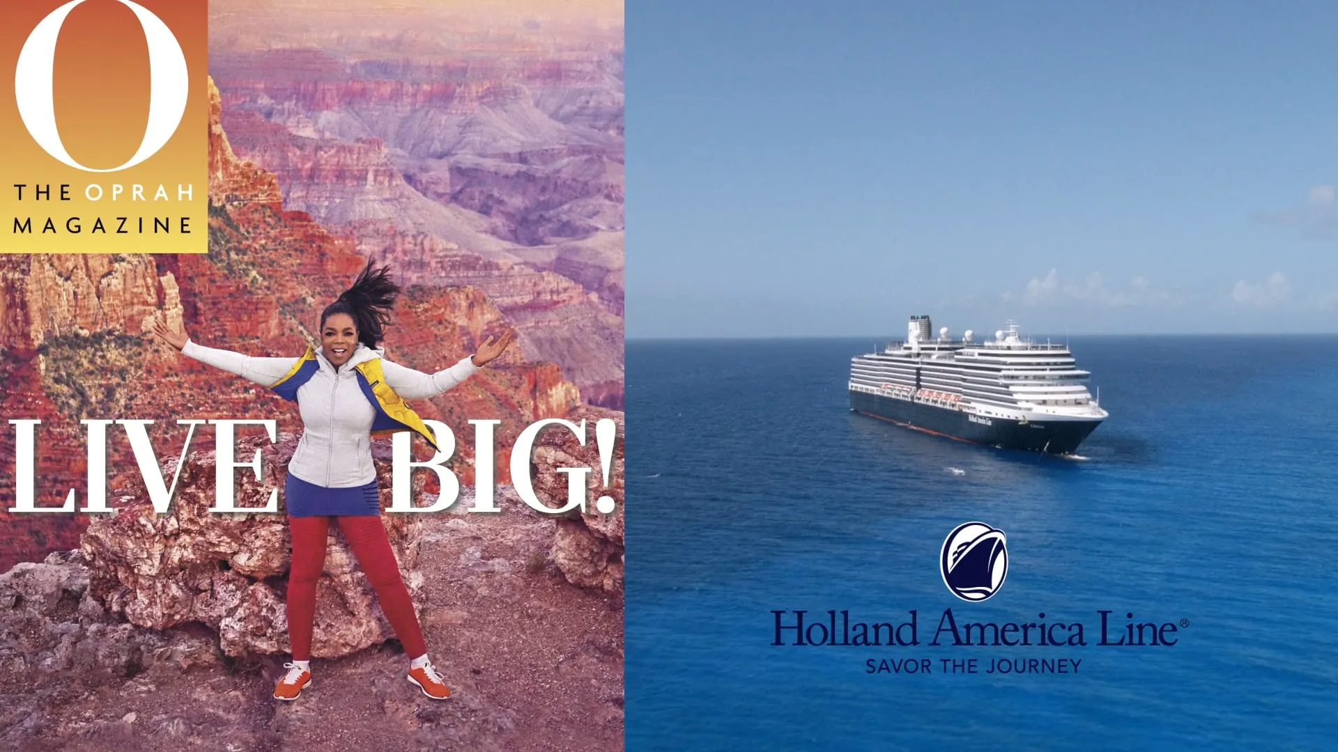 O, The Oprah Magazine × Holland America Line Partnership