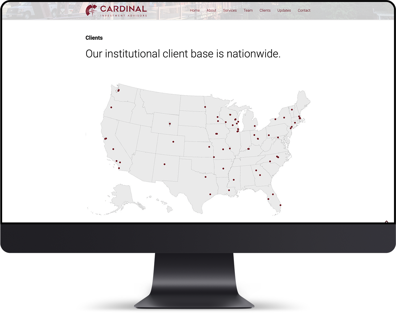 Cardinal Website - Map Page