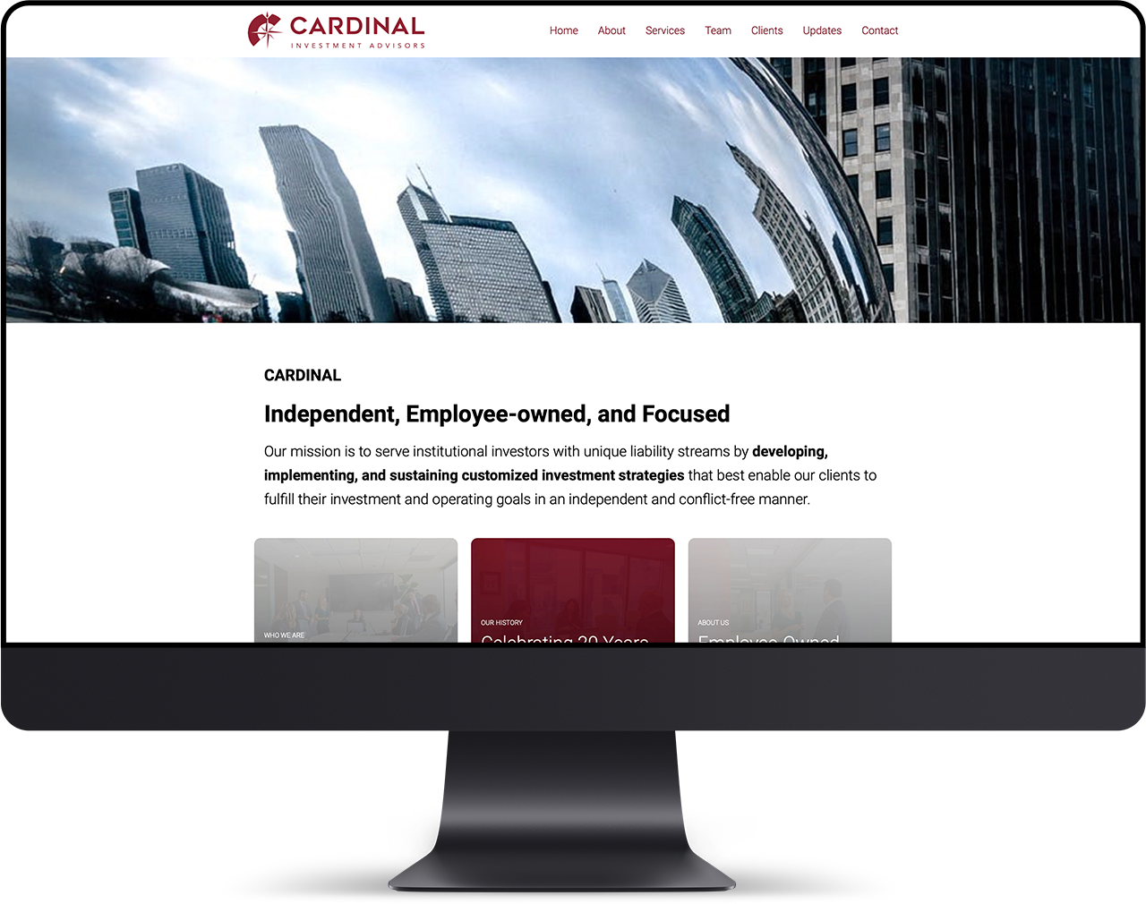 Cardinal Website - Home Page