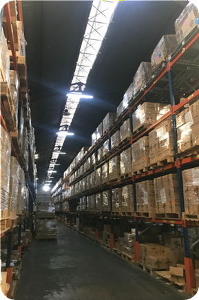 Warehouse 1 lighting project