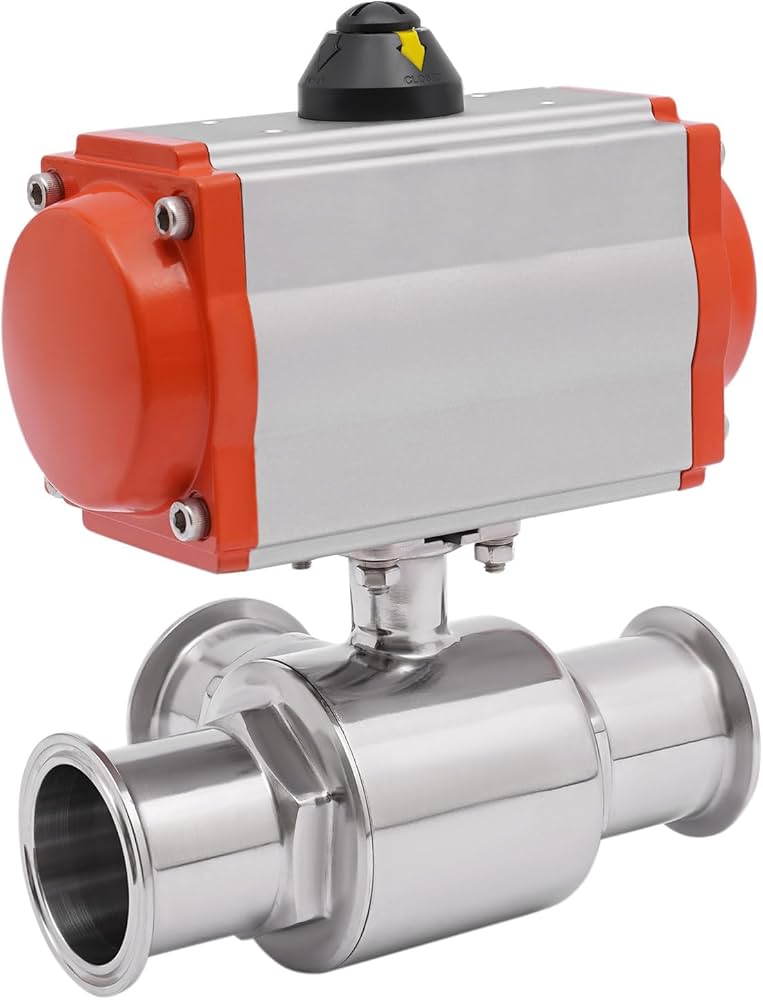 Sanitary 2way pneumatic ball valve