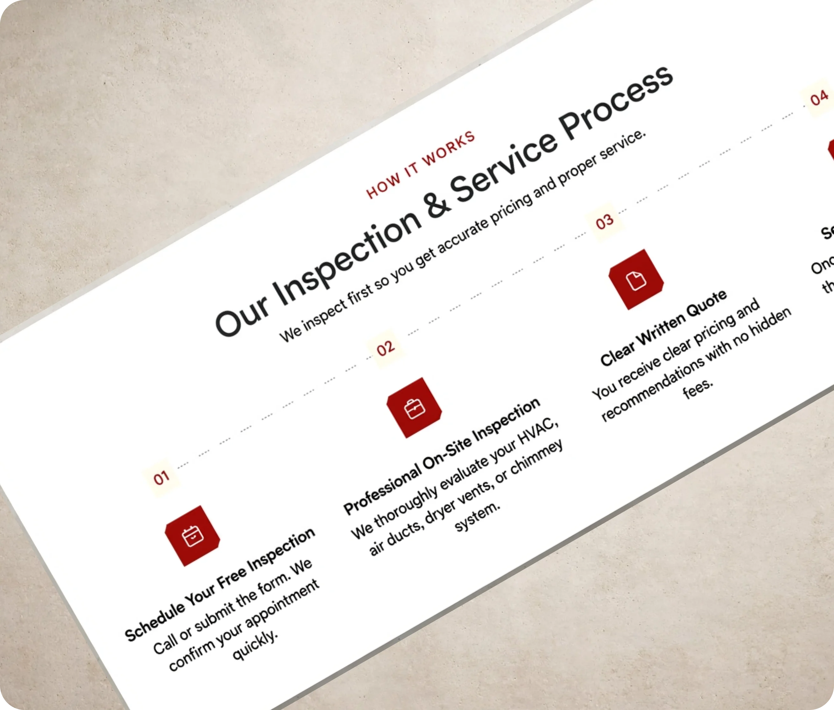 Tablet screen showing text: Design-Centric Kitchen Fixtures with a blue shop button.