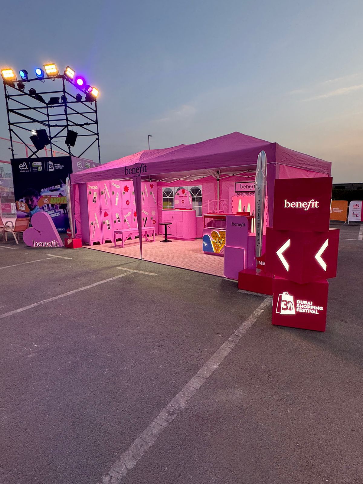 Benefit Cosmetics x MOTB Padel Court