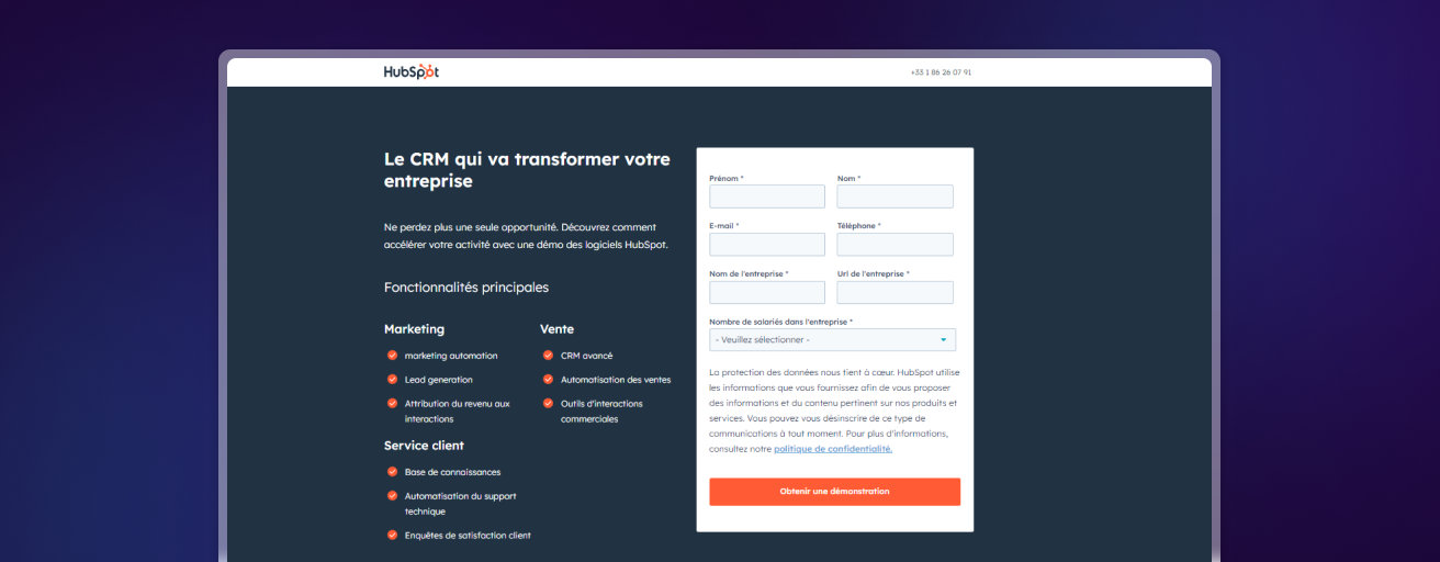 Formulaire Hubspot