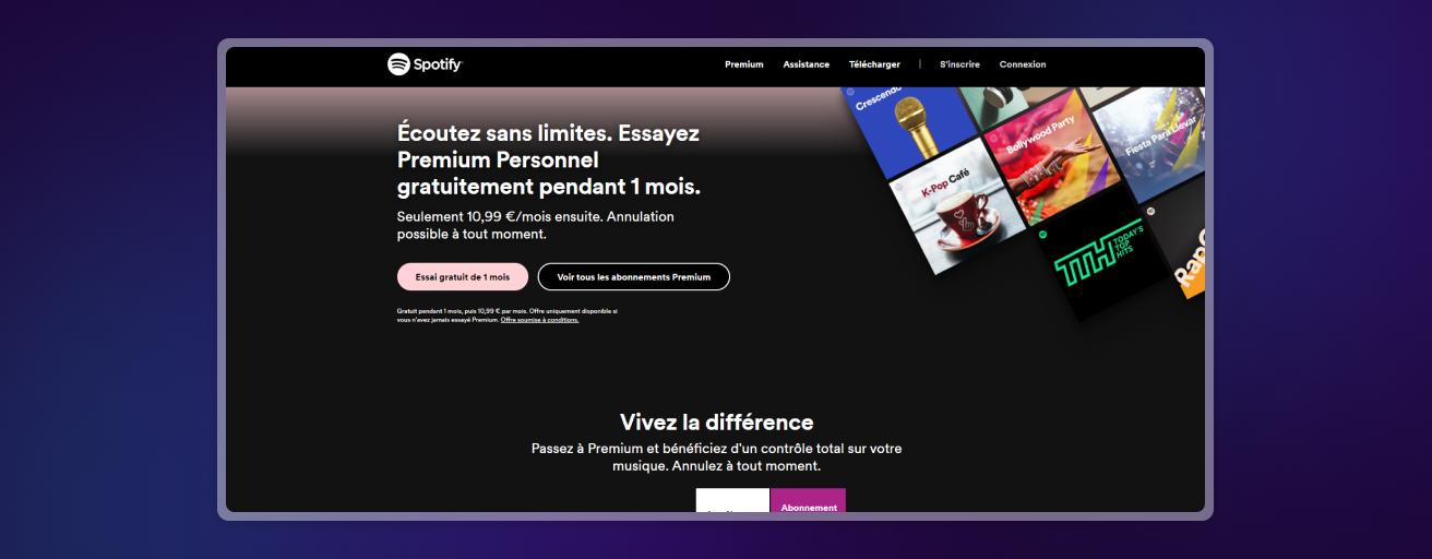 Boutons descriptifs clairs et efficaces