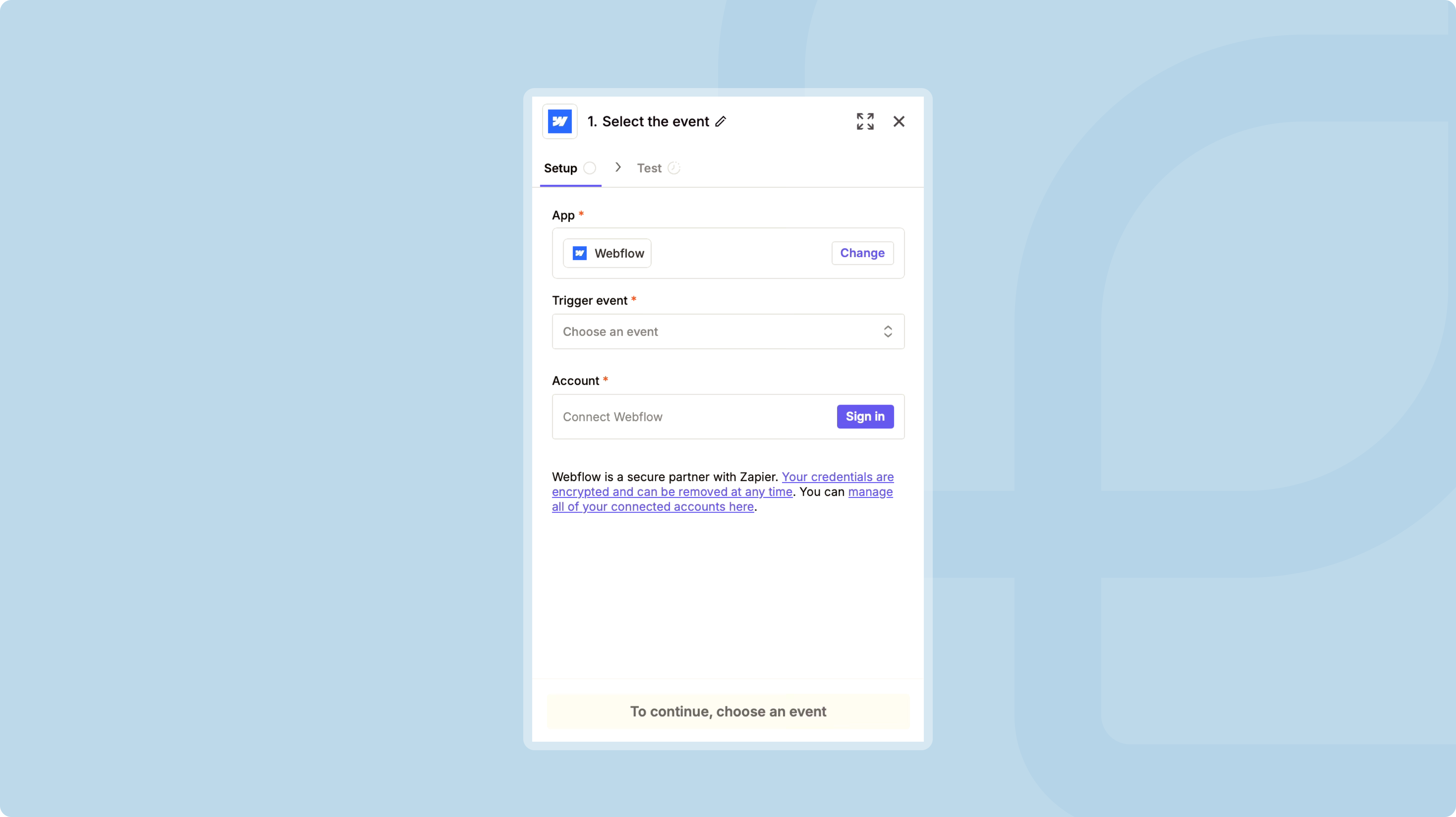 Using Zapier with Webflow