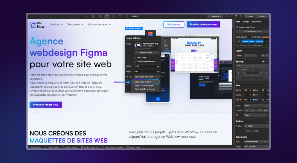 Lazy loading optimizes how your page loads to improve the user experience.