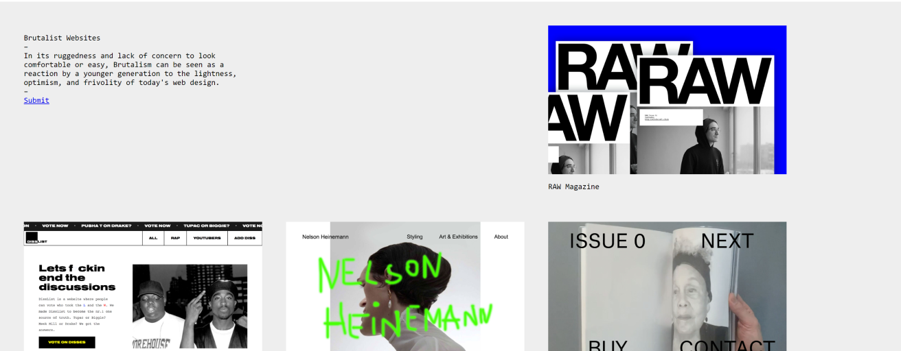 Brutalist Websites
