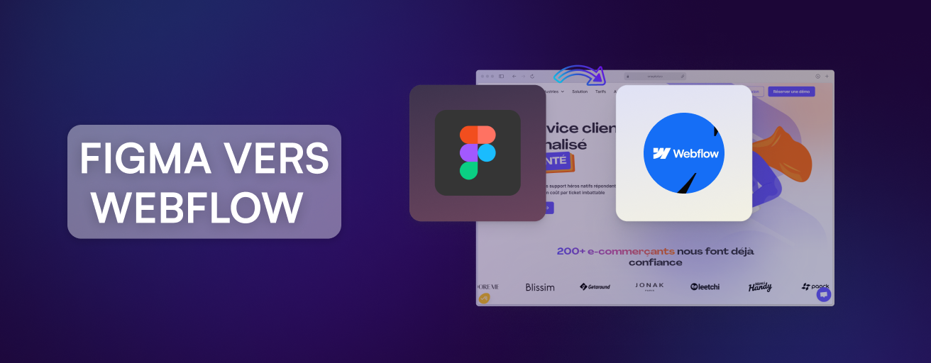 Le plugin Figma vers Webflow