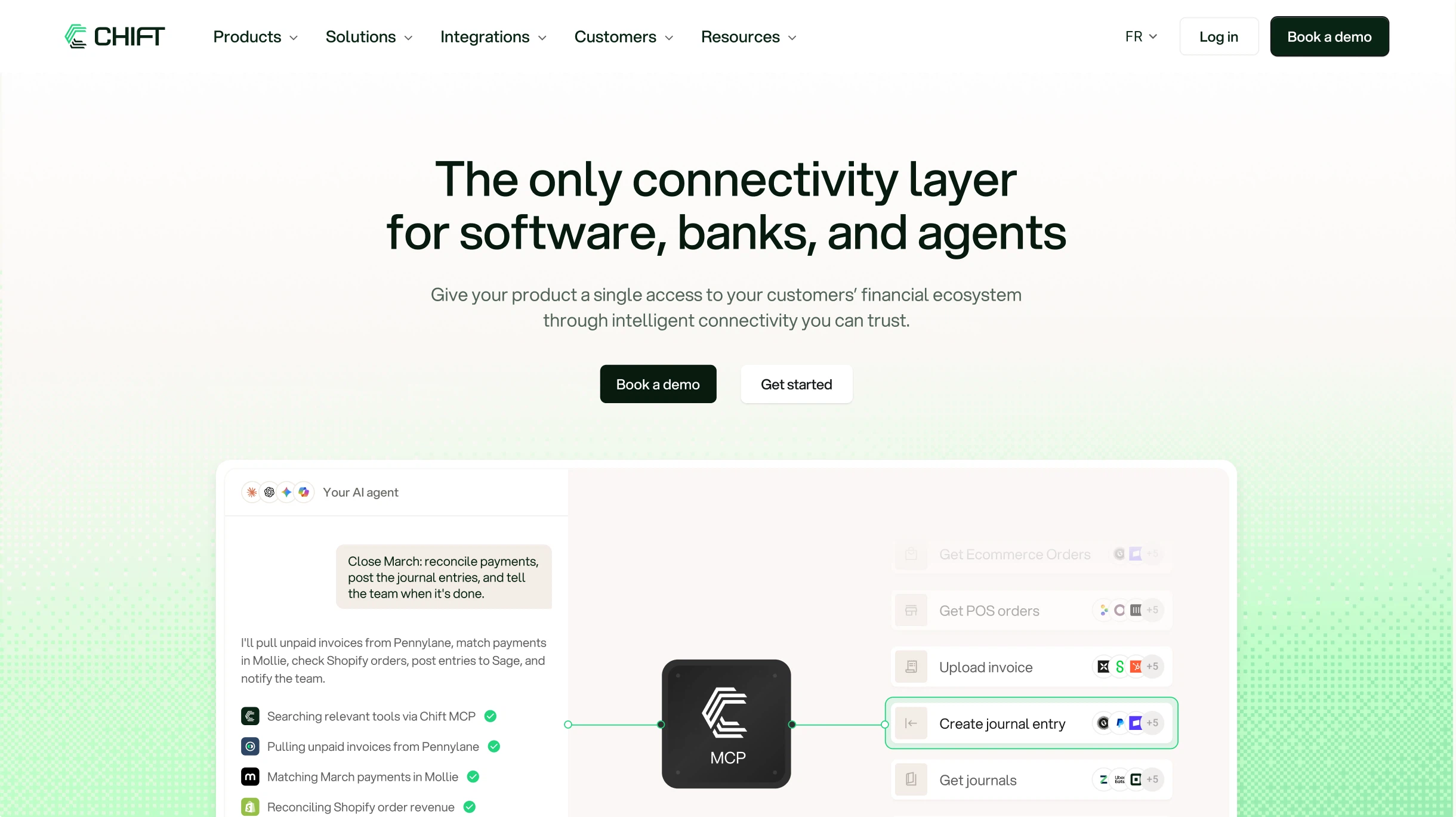 Aperçu du site Chift réalisé par Ouiflow