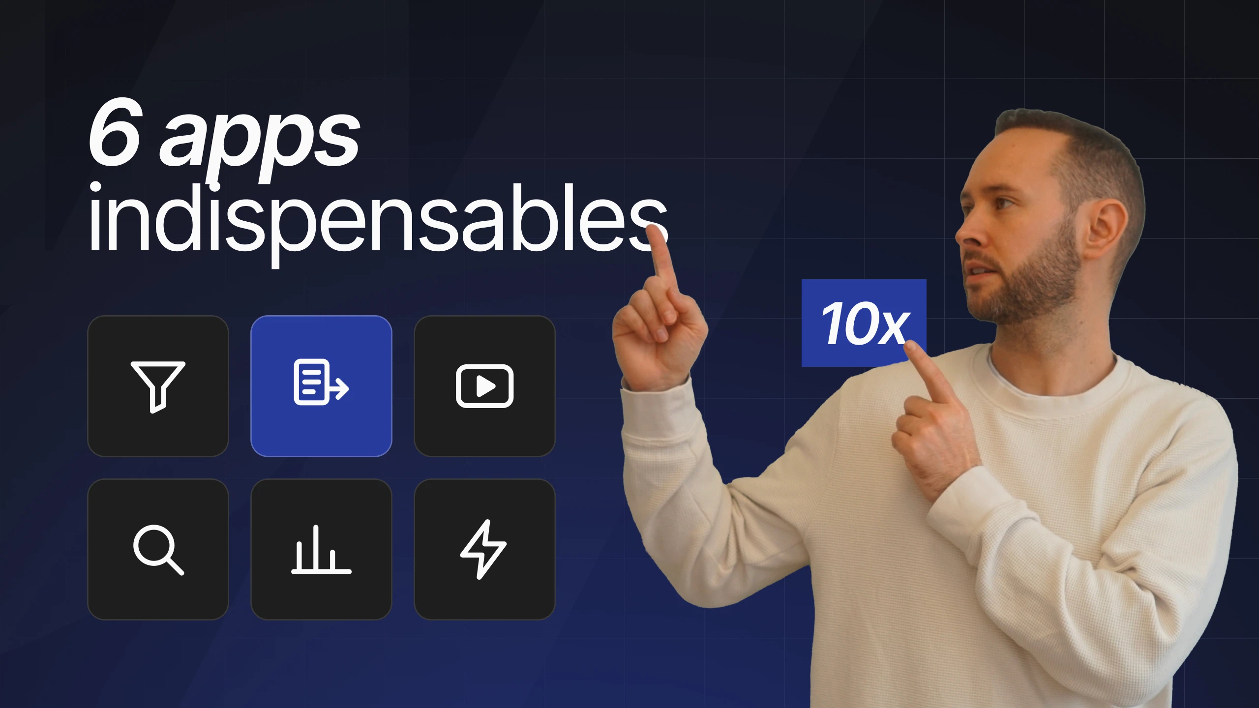 Miniature de la vidéo : 6 apps Webflow indispensables pour gagner du temps
