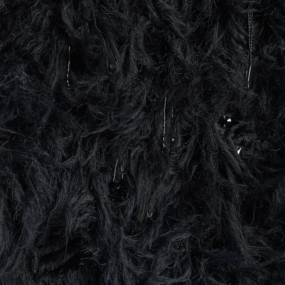 Phoebe Philo black close up fabric texture - eCommerce photography