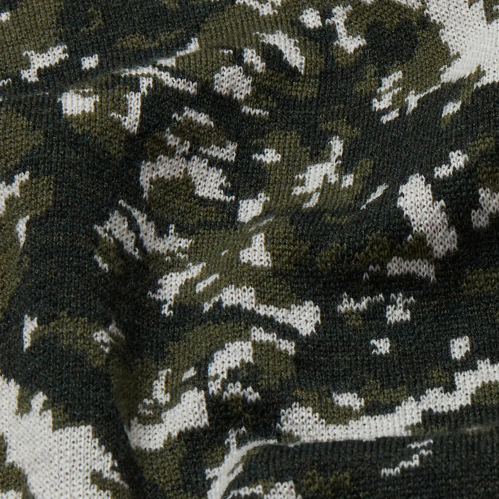 Close up of textured mr porter sweater - eCommerce photography