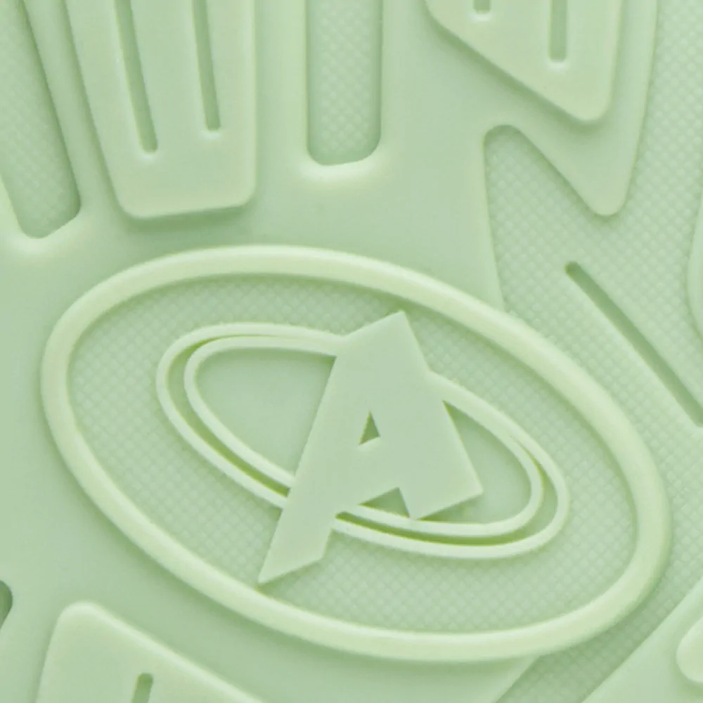 Embossed sole of Axel Arigato on the heel of an Axel Arigato shoe