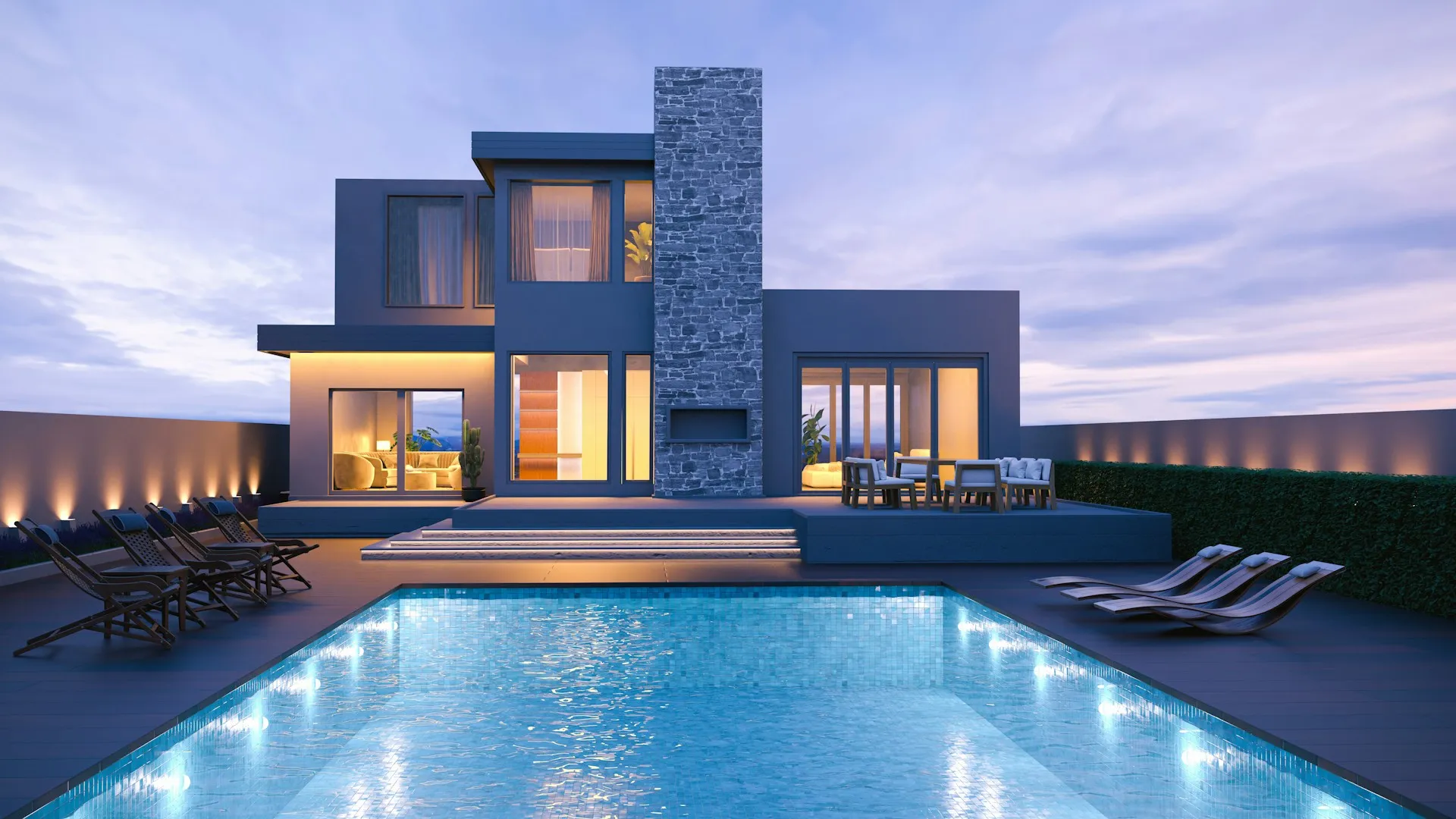 A modern estate property, representing the forward-thinking approach to legacy and estate planning at Sears Group.