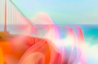 Abstract colorful motion blur pattern