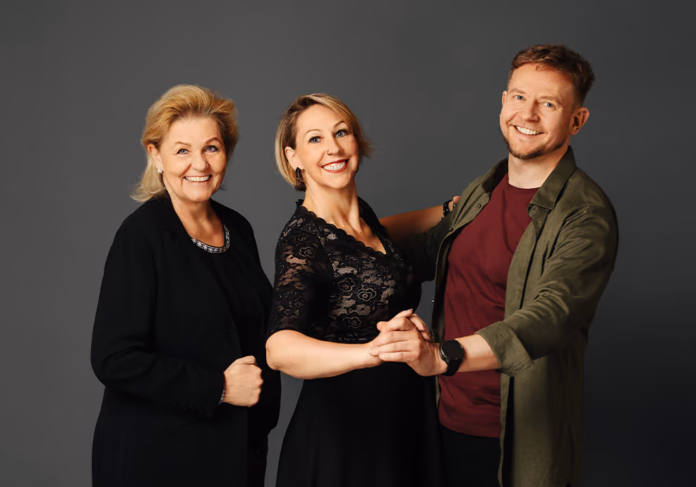 Portrait der Familie Dietrich, Gründer der Tanzschule Dietrich.