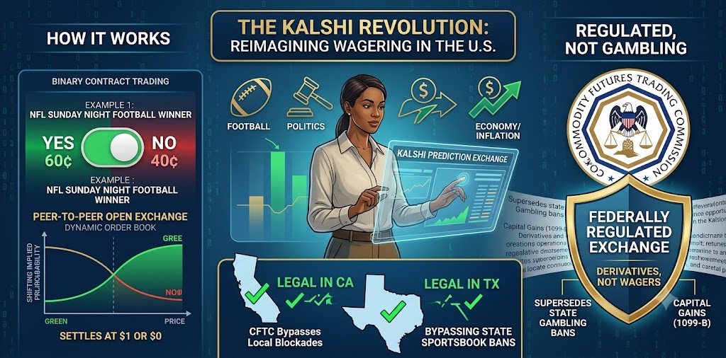 What is Kalshi? How the Regulated Prediction Market Works in CA & TX