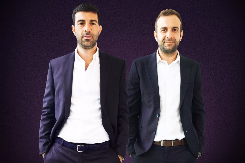 Two Match-Prime executives photographed for the Game Changers magazine feature