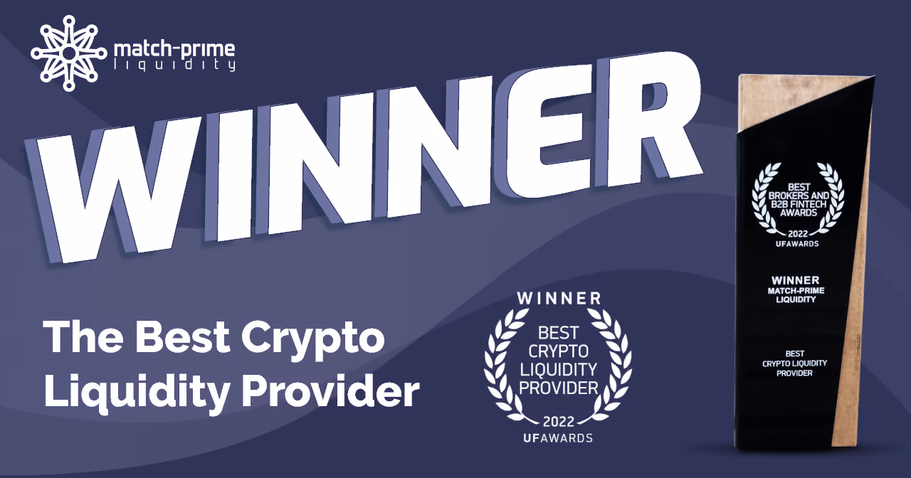 Match-Prime Voted the Best Crypto Liquidity Provider in Ultimate Fintech Awards 2022
