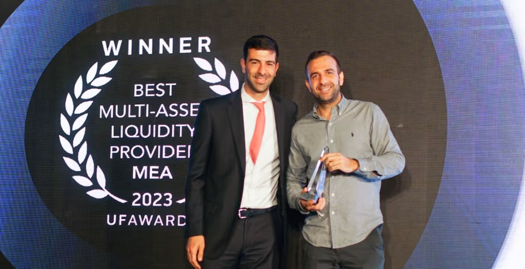 Match-Prime receiving the Best Multi-Asset Liquidity Provider MEA 2023 award